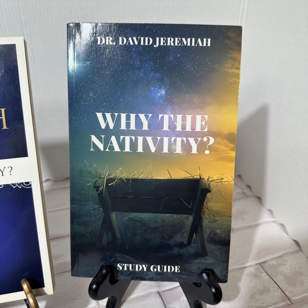 David Jeremiah Why the Nativity Book and Study Guide Set Christian Faith - Picture 4 of 11